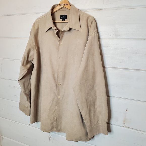 Reaction Kenneth Cole Long Sleeve Shirt XXL - Picture 5 of 12